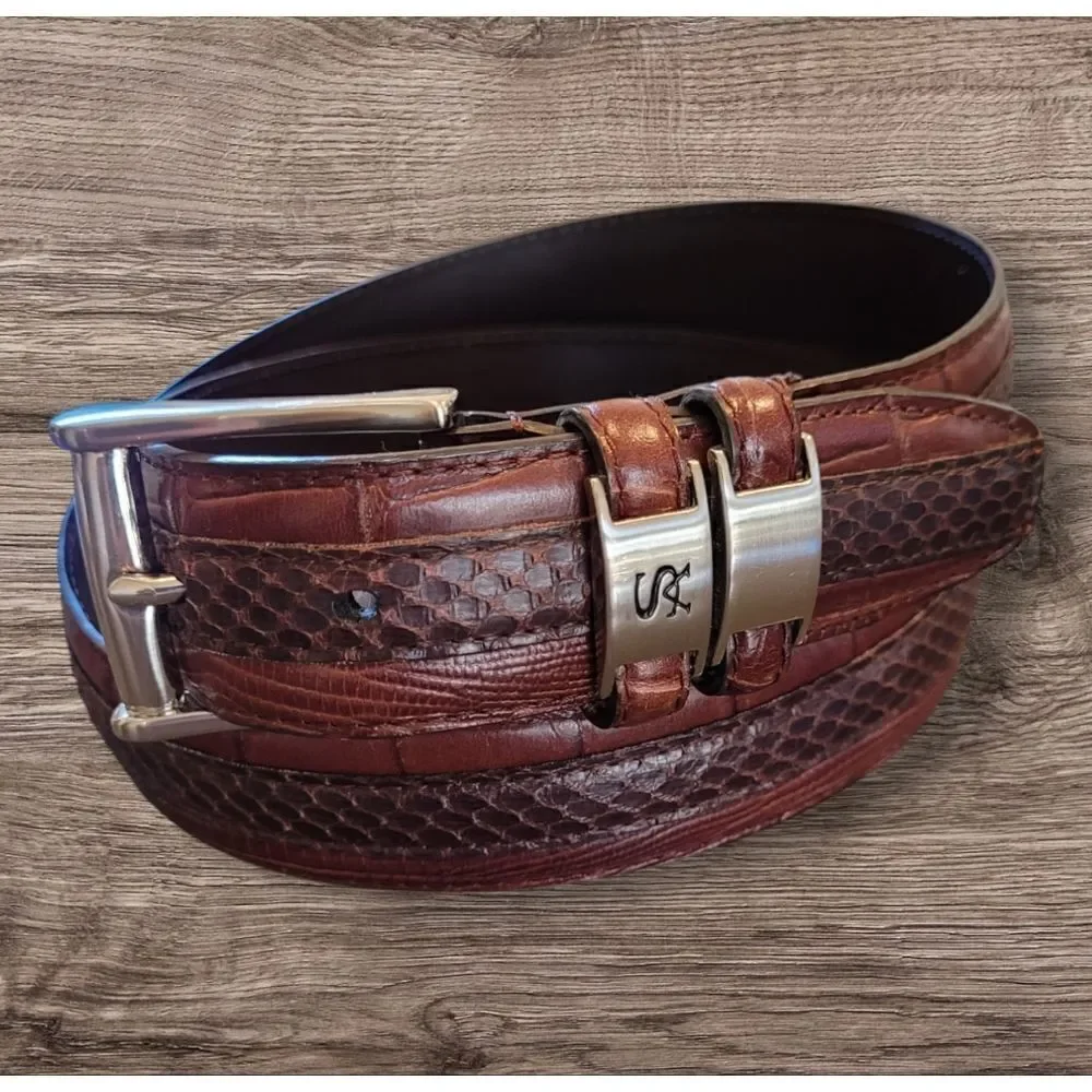 Stacy Adam's  sz 38 genuine leather belt
